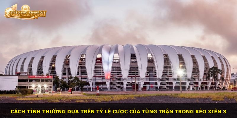 Cách tính thưởng dựa trên tỷ lệ cược của từng trận trong kèo Xiên 3